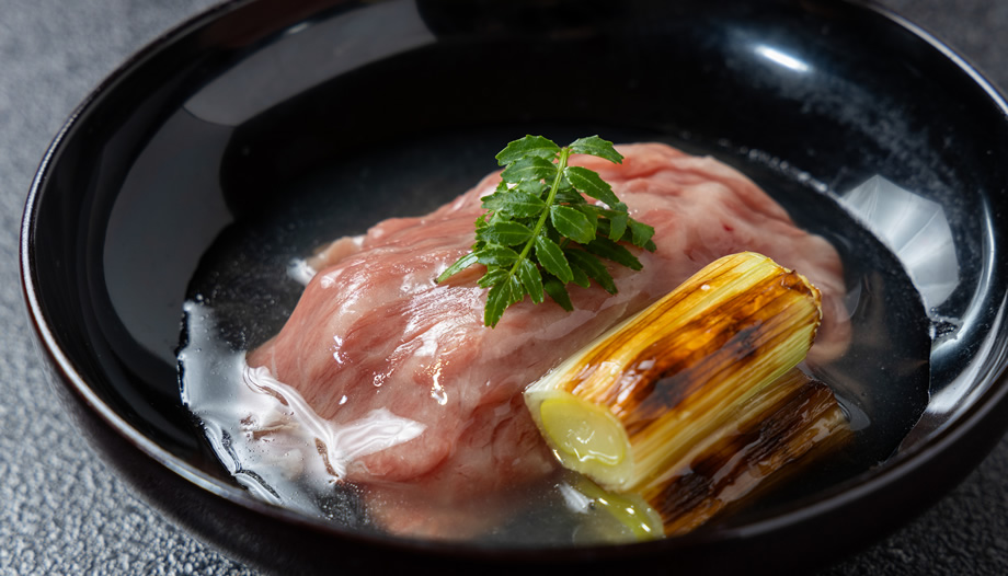 東郷湖産蜆と鳥取和牛の吉野煮